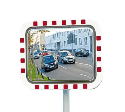 Verkehrsspiegel mit Edelstahl Spiegelfläche