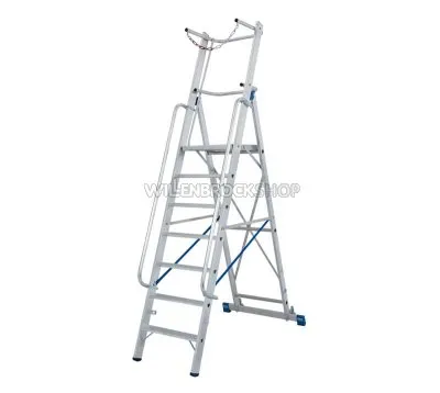 Stabilo® Stufen-Stehleiter mit rundum Absicherung