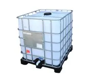 IBC-Container mit 1.000 Ltr. demineralisiertem Wasser