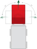 Kippbehälter für Stapler mit 3-seitiger Kippfunktion